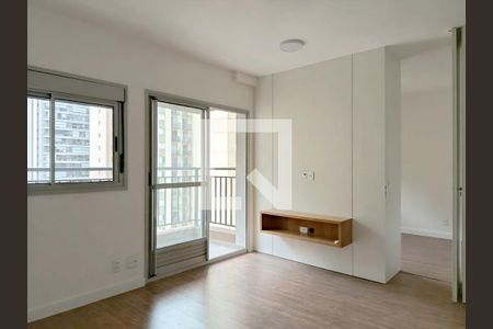 Sala/Cozinha integrados de apartamento para alugar com 1 quarto, 38m² em Pinheiros, São Paulo