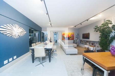 sala de apartamento à venda com 4 quartos, 135m² em Buritis, Belo Horizonte