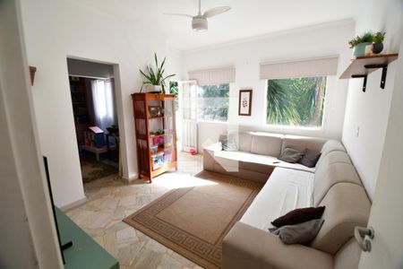 Sala de casa de condomínio para alugar com 3 quartos, 460m² em Conjunto Habitacional Vila Santana (sousas), Campinas