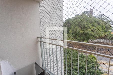 Varanda da sala  de apartamento para alugar com 2 quartos, 55m² em Centro, Diadema