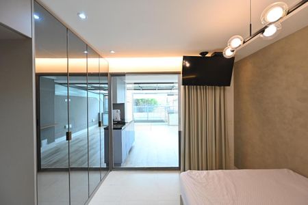 Sala/Quarto de kitnet/studio para alugar com 1 quarto, 43m² em Mirandópolis, São Paulo