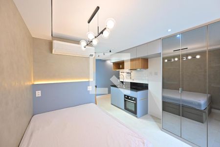 Sala/Quarto de kitnet/studio para alugar com 1 quarto, 43m² em Mirandópolis, São Paulo