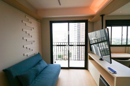 Sala / Cozinha / Escritório de kitnet/studio para alugar com 1 quarto, 39m² em Campo Belo, São Paulo