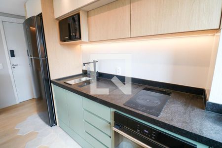 Sala / Cozinha / Escritório de kitnet/studio para alugar com 1 quarto, 39m² em Campo Belo, São Paulo