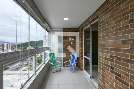 Sacada  de apartamento para alugar com 2 quartos, 65m² em Canto do Forte, Praia Grande