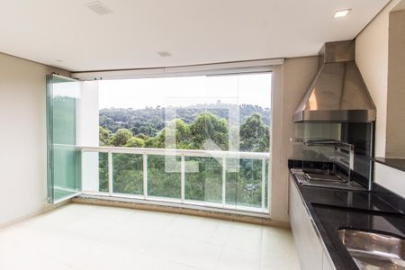 Varanda gourmet de apartamento à venda com 3 quartos, 156m² em Tamboré, Santana de Parnaíba