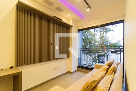 Sala de apartamento para alugar com 1 quarto, 43m² em Pompeia, São Paulo