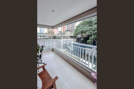 Varanda da Sala de apartamento à venda com 2 quartos, 63m² em Vila Mariana, São Paulo