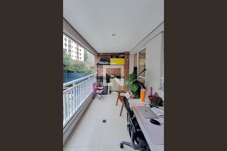Varanda da Sala de apartamento à venda com 2 quartos, 63m² em Vila Mariana, São Paulo