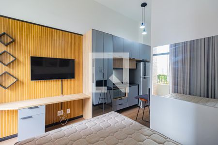 Sala/Quarto de kitnet/studio para alugar com 1 quarto, 25m² em Itaim Bibi, São Paulo