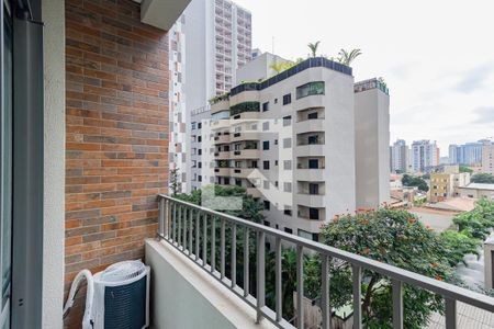 Varanda de kitnet/studio para alugar com 1 quarto, 25m² em Itaim Bibi, São Paulo