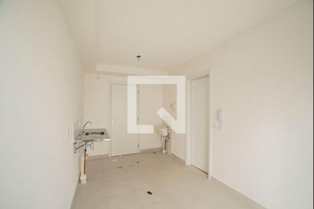 Sala/Cozinha de apartamento à venda com 1 quarto, 28m² em Planalto Paulista, São Paulo