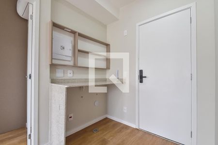 Sala/cozinha de apartamento para alugar com 1 quarto, 30m² em Liberdade, São Paulo