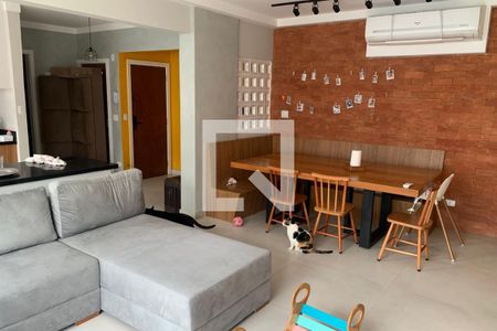 Sala de apartamento para alugar com 3 quartos, 154m² em Ponta da Praia, Santos