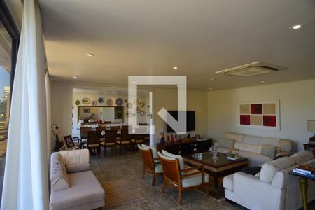 Sala de apartamento à venda com 4 quartos, 334m² em Barra da Tijuca, Rio de Janeiro