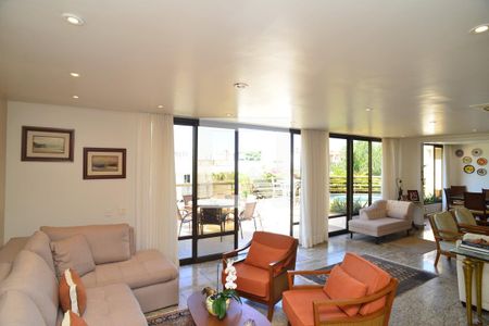 Sala de apartamento à venda com 4 quartos, 334m² em Barra da Tijuca, Rio de Janeiro
