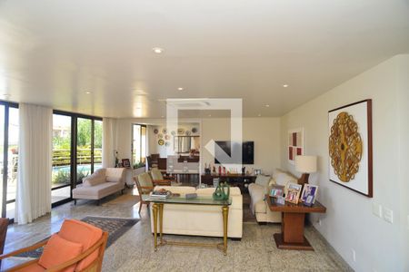 Sala de apartamento à venda com 4 quartos, 334m² em Barra da Tijuca, Rio de Janeiro