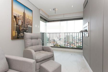 Varanda gourmet de apartamento à venda com 2 quartos, 64m² em Chácara Seis de Outubro, São Paulo