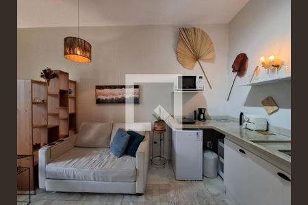 Sala/Cozinha de apartamento à venda com 1 quarto, 35m² em Centro, Rio de Janeiro