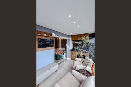 Varanda da Sala de apartamento à venda com 1 quarto, 64m² em Jardim da Gloria, São Paulo