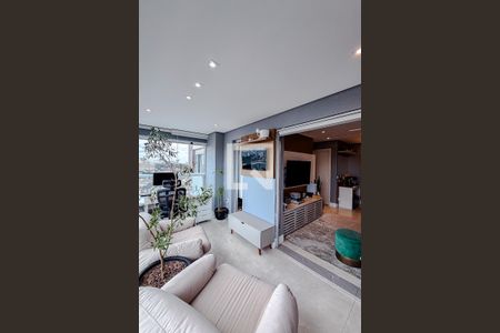 Varanda da Sala de apartamento à venda com 1 quarto, 64m² em Jardim da Gloria, São Paulo