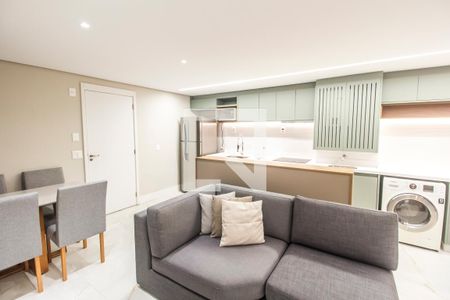 Sala  de apartamento para alugar com 2 quartos, 60m² em Vila Militar, Barueri