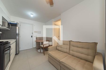 Sala - Cozinha Integrada de apartamento para alugar com 2 quartos, 36m² em Vila Cruzeiro, São Paulo
