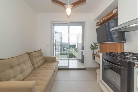 Sala - Cozinha Integrada de apartamento para alugar com 2 quartos, 36m² em Vila Cruzeiro, São Paulo