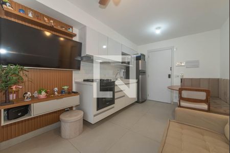Sala - Cozinha Integrada de apartamento para alugar com 2 quartos, 36m² em Vila Cruzeiro, São Paulo