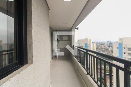 Varanda  de apartamento para alugar com 2 quartos, 55m² em Chácara Seis de Outubro, São Paulo