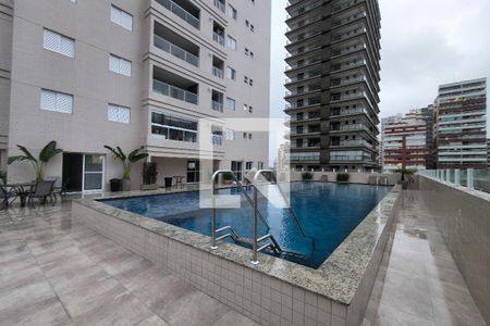 Área comum - Piscina de apartamento para alugar com 2 quartos, 70m² em Guilhermina, Praia Grande