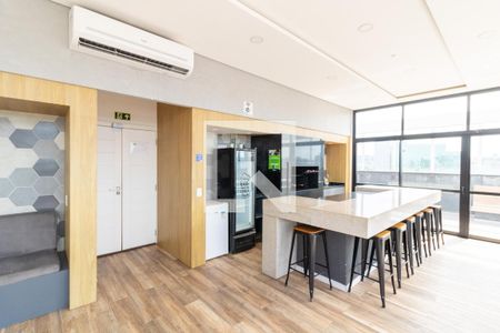 Área comum - Salão de festas de apartamento para alugar com 1 quarto, 44m² em Azenha, Porto Alegre