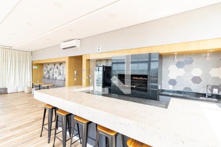 Área comum - Salão de festas de apartamento para alugar com 1 quarto, 44m² em Azenha, Porto Alegre