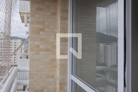 Varanda da Sala de apartamento para alugar com 2 quartos, 60m² em Gonzaga, Santos