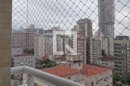 Varanda da Sala de apartamento para alugar com 2 quartos, 60m² em Gonzaga, Santos