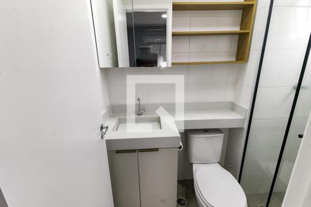 Banheiro de apartamento para alugar com 1 quarto, 24m² em Paraíso do Morumbi, São Paulo