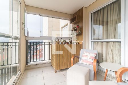 Varanda da Sala de apartamento para alugar com 3 quartos, 150m² em Vila Nova Socorro, Mogi das Cruzes