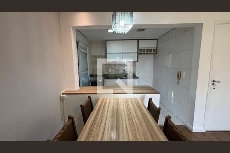 Sala - Sala de Jantar  de apartamento para alugar com 3 quartos, 77m² em Campestre, Santo André