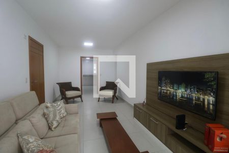 Sala de apartamento para alugar com 3 quartos, 135m² em Barra Funda, Guarujá