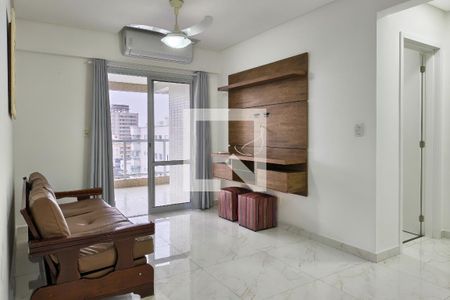 Sala de apartamento para alugar com 2 quartos, 87m² em Guilhermina, Praia Grande