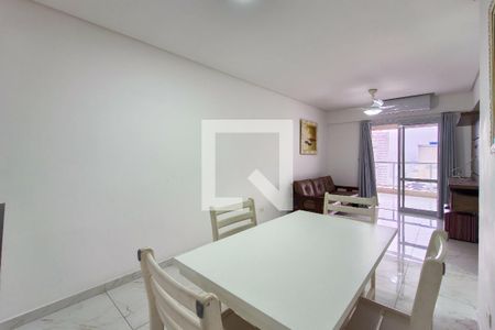 Sala de apartamento para alugar com 2 quartos, 87m² em Guilhermina, Praia Grande
