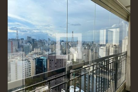 Varanda e Vista de apartamento para alugar com 1 quarto, 54m² em Bela Vista, São Paulo