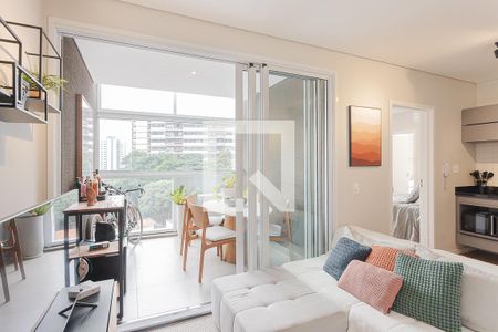 Sala de apartamento para alugar com 1 quarto, 42m² em Sumaré, São Paulo