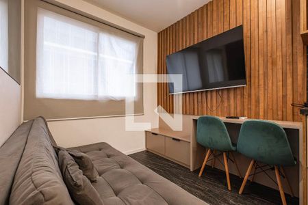 Sala/Cozinha de apartamento à venda com 1 quarto, 34m² em Pinheiros, São Paulo