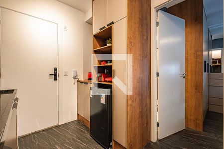 Sala/Cozinha de apartamento à venda com 1 quarto, 34m² em Pinheiros, São Paulo