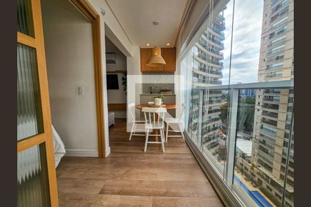 Sacada de apartamento à venda com 1 quarto, 49m² em Vila Gertrudes, São Paulo