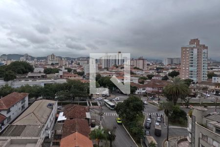 Vista da Sala de apartamento para alugar com 2 quartos, 70m² em Macuco, Santos