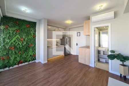 Sala/Cozinha de apartamento à venda com 1 quarto, 48m² em Pinheiros, São Paulo