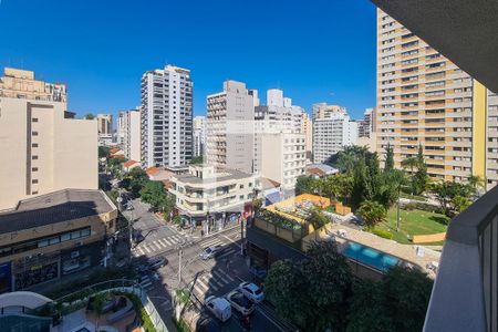 Vista da Sala/Cozinha de apartamento à venda com 1 quarto, 48m² em Pinheiros, São Paulo