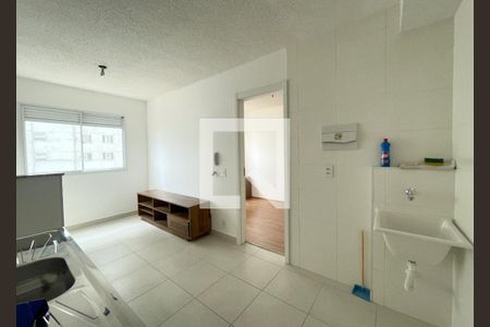 Cozinha/sala de apartamento para alugar com 1 quarto, 26m² em Barra Funda, São Paulo